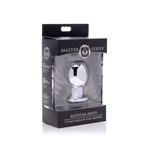 XR Brands Tunnel Plug Medium - anatomiczny korek aluminiowy średni