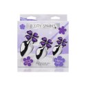XR Brands Violet Flower zestaw anatomicznych korkow aluminiowych 3 szt.