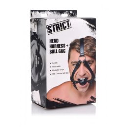 XR Brands uprząż na głowę z kulistym elementem zaciskowym, regulowana