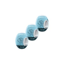 Satisfyer Eggs Savage - zestaw 3 sztuk, elastyczny system anatomiczny