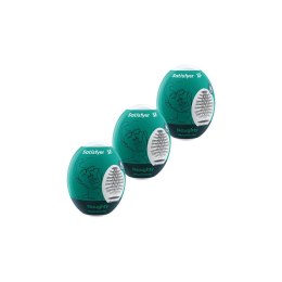 Satisfyer Eggs Zestaw 3 sztuk - silikonowa powierzchnia, rożne tekstury