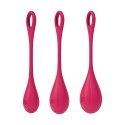 Satisfyer Yoni Power 1 - kulki do ćwiczeń mięśni dna miednicy, białe