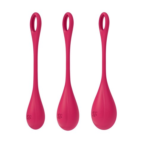 Satisfyer Yoni Power 1 - kulki do ćwiczeń mięśni dna miednicy, białe