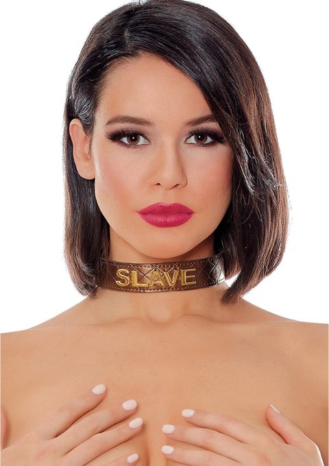 Allure Xplay Kołnierz Pikowany Regulowany ze Złotymi Ozdobami