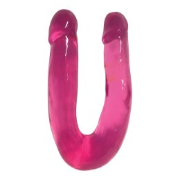 Curve Toys Double Dipper - podwojny model intymny, przezroczysty PVC