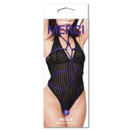 Doc Johnson Lina konopna 5m do krępowania, szerokość 6 mm, naturalna