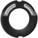 Doc Johnson Metal-Silicone Ring 5 cm - wytrzymały pierścień anatomiczny