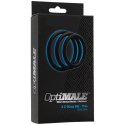 Doc Johnson OptiMALE Thick - Zestaw 3 silikonowych pierścieni, czarne