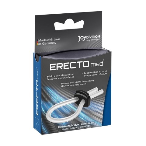 ERECTOmedring silikonowy regulowany pierścień intymny uniwersalny
