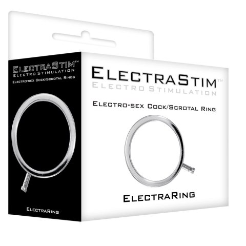 ElectraStim ElectraRing metalowy pierścień intymny 32 mm unipolarny