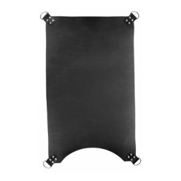 Mr. Sling Pas skorzany 4-punktowy czarny, 100 cm, naturalna skora