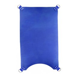 Mr. Sling Pas skorzany 4-punktowy niebieski 100cm szeroki front