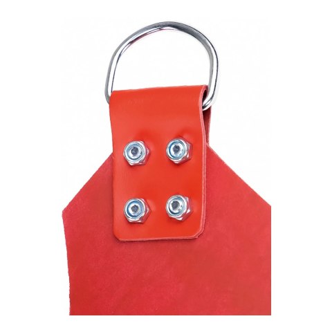 Mr. Sling Skorzany pas 4-punktowy czerwony regulowany 100x62 cm