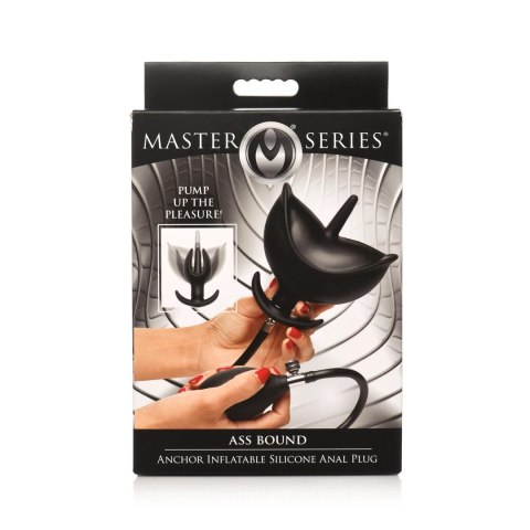 XR Brands Inflatable Silikonowy korek z kotwicą, regulowany rozmiar