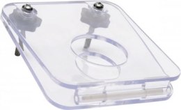 XR Brands Master Series - Akrylowa prasa intymna regulowana, transparentna