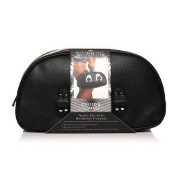 XR Brands Torba podrożna Bondage z mankietami i uchwytami, czarna