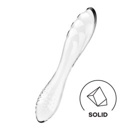 Satisfyer Dazzling Crystal 1 przezroczysta szklana forma intymna