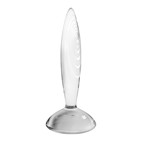 Satisfyer Sparkling - Szklany model intymny przezroczysty, 18 cm