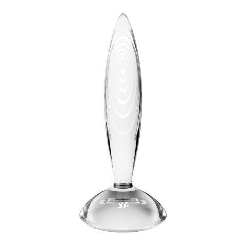 Satisfyer Sparkling - Szklany model intymny przezroczysty, 18 cm