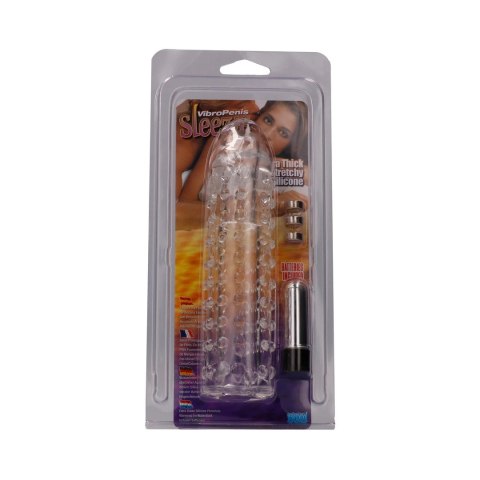 Seven Creations Przezroczysta Nakładka Wibrująca z Wypustkami