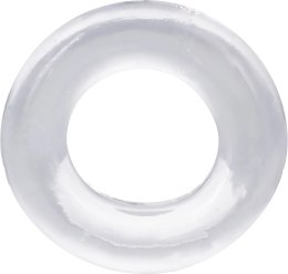 Doc Johnson Donut 4X elastyczny pierścień dystansowy TPE, transparentny