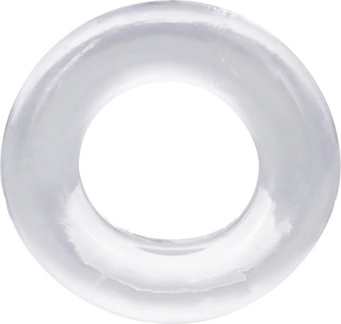 Doc Johnson Donut 4X elastyczny pierścień dystansowy TPE, transparentny