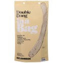 Doc Johnson Double Dong 33 cm - elastyczny model dwustronny, przezroczysty