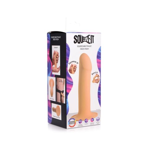 XR Brands Bendy Silicone Model termoreaktywny z przyssawką 21 cm