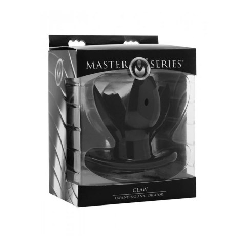 XR Brands Claw - rozkładany aplikator anatomiczny z otworem, czarny