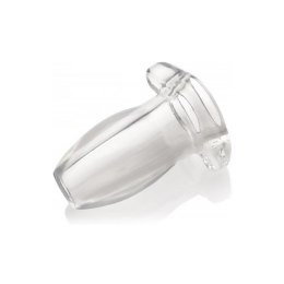 XR Brands Clear anal plug mały przezroczysty silikonowy model