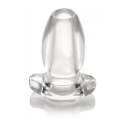 XR Brands Clear anal plug mały przezroczysty silikonowy model