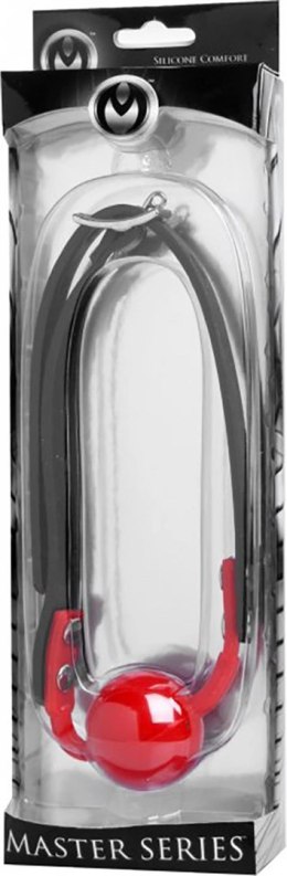 XR Brands Comfort silikonowy knebel kulkowy z regulacją i blokadą