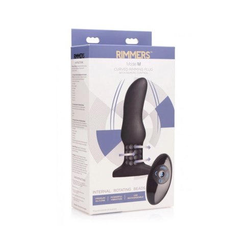 XR Brands Curve Plug silikonowy, wielofunkcyjny, pilot bezprzewodowy