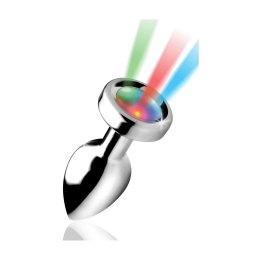 XR Brands Korek dekoracyjny LED Rainbow Mini - aluminium, kolorowy efekt