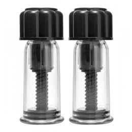 XR Brands Master Series - Skręcane przyssawki do ciała, mocny system