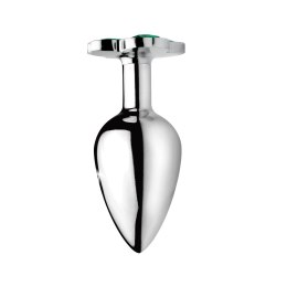 XR Brands Medium Metalowy Korek Anatomiczny Koniczyna 4-listna