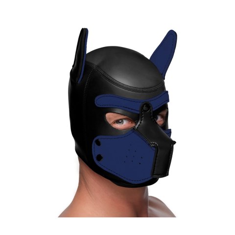 XR Brands Neoprene Hood K9 - maska neoprenowa, elastyczna, czarna