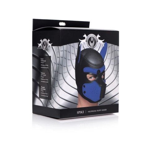 XR Brands Neoprene Hood K9 - maska neoprenowa, elastyczna, czarna