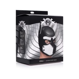 XR Brands Neoprene Puppy Hood elastyczna maska neoprenowa czarna