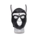 XR Brands Neoprene Puppy Hood elastyczna maska neoprenowa czarna
