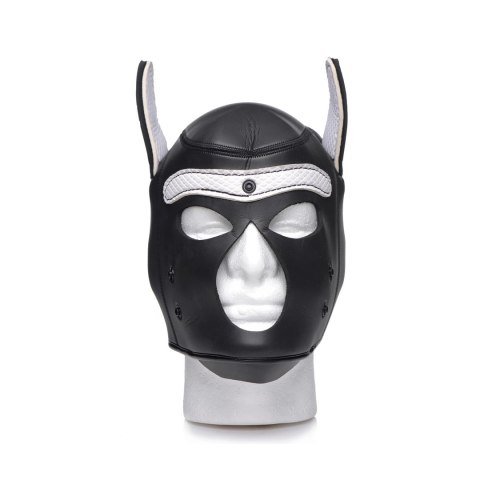 XR Brands Neoprene Puppy Hood elastyczna maska neoprenowa czarna