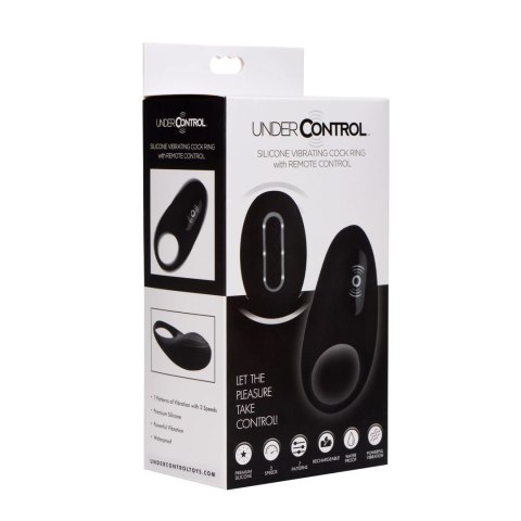 XR Brands Pierścień wibracyjny silikonowy z pilotem, wodoodporny