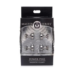 XR Brands Power - Zestaw magnetycznych klipsow metalicznych