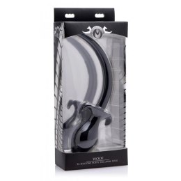 XR Brands Puppy Tail silikonowy korek w kształcie ogonka, czarny