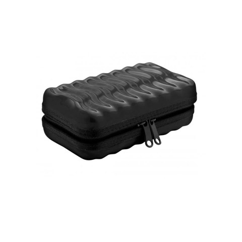 XR Brands Rimming Plug żebrowany silikonowy z pilotem, średni