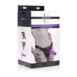 XR Brands Strap-On System T-Back z anatomiczną nakładką 7 cali czarny