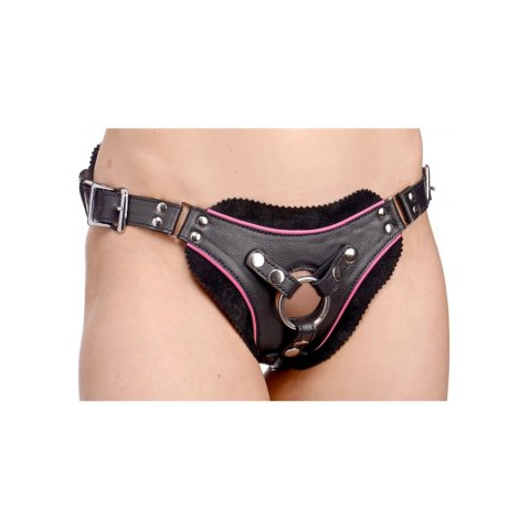 XR Brands Strap-On Uprząż Vegan Pink z Regulacją i O-Ringami