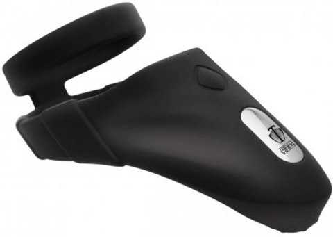 XR Brands silikonowy pierścień intymny z wibracyjnym systemem 10 trybow