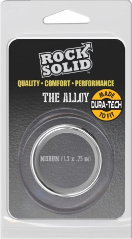 Doc Johnson Brushed Alloy aluminiowy pierścień średni 0,75