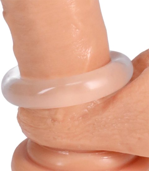 Doc Johnson Donut 3X silikonowy pierścień intymny elastyczny czarny